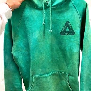 Palace tri ferg green hoodie